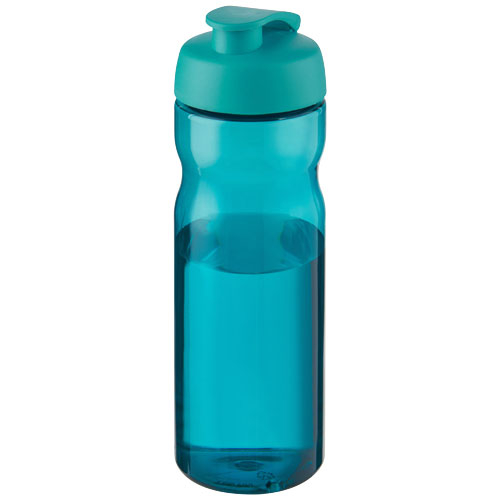 Bouteille personnalisable de sport 650ml H2O Active® Vert eau et Vert eau